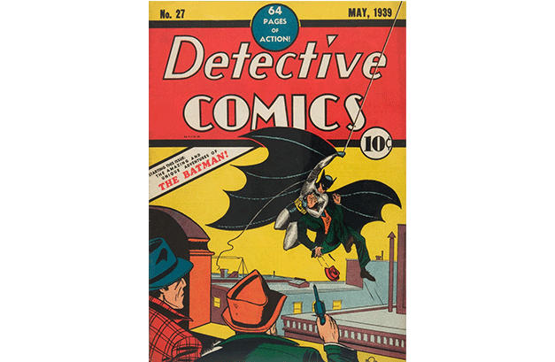 Primera aparición de Batman, 1939